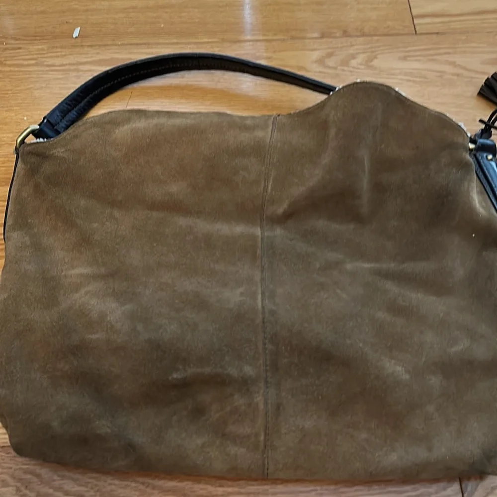 Ugg sheepskin sack purse in tan